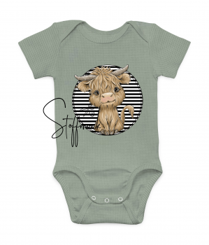 Patch / Aufnäher  - Weihnachtsbär - Senfgelb